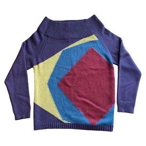 Burberry Prorsum Fall 2012 Purple Cashmere Sweater